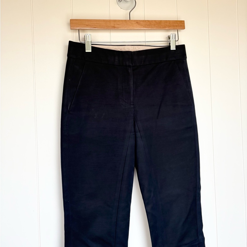 Tory Burch Dark Navy Cropped Ankle Pants - business chic - Picture 13 of 13